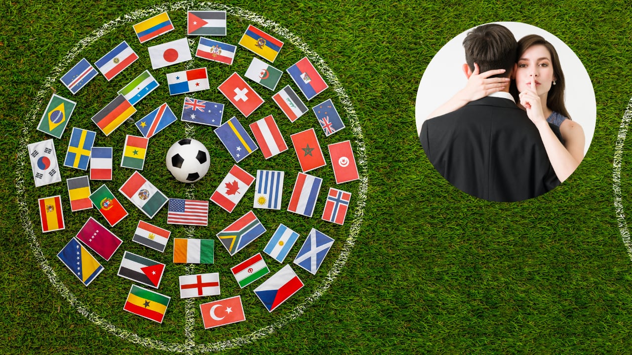 Esta es la relación entre el mundial de fútbol y la infidelidad.