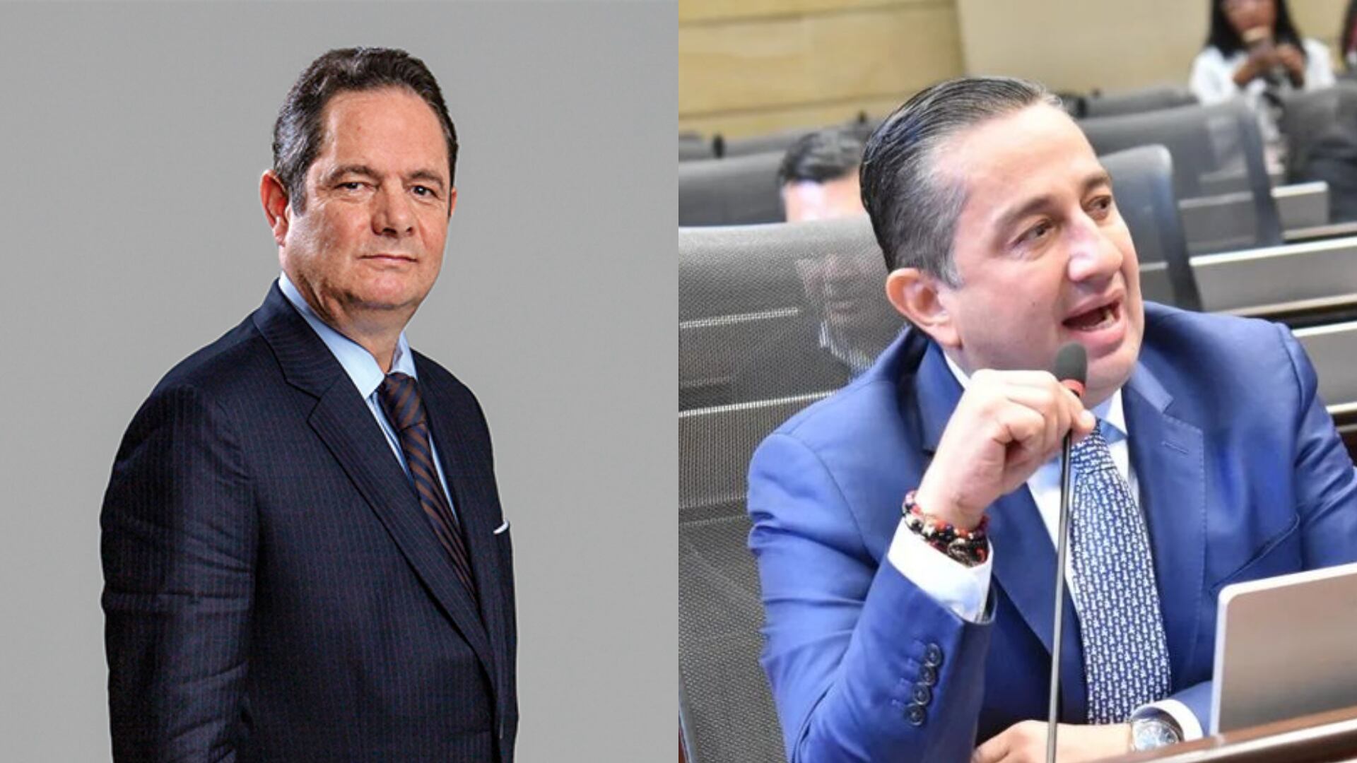 Germán Vargas Lleras y Julio César Triana.