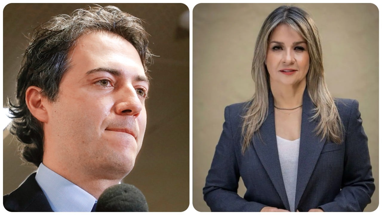 Daniel Quintero y Vicky Dávila.