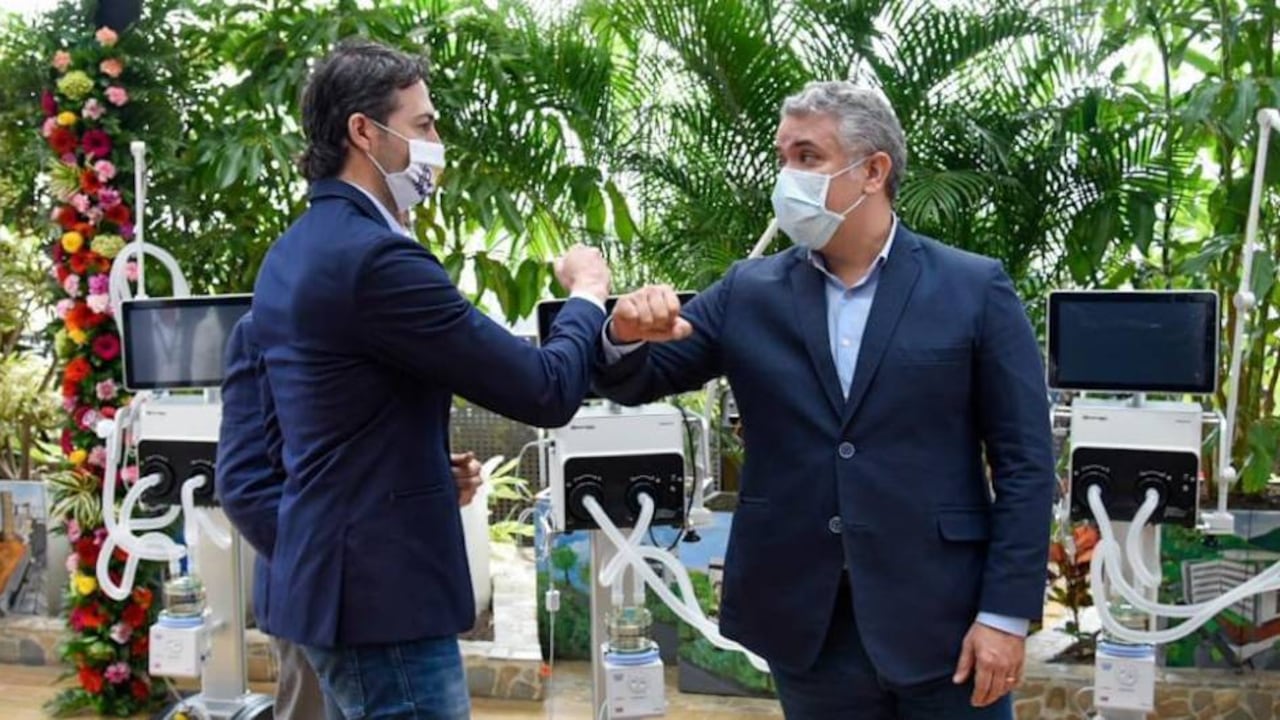 Encuentro entre Iván Duque y el alcalde Daniel Quintero