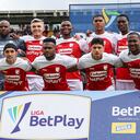 Titular de Independiente Santa Fe que enfrentó a Pereira.