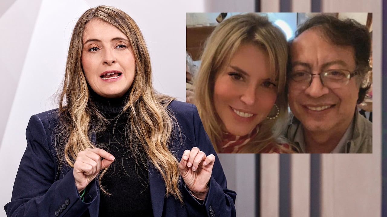 Paloma Valencia, Ángela Benedetti y Gustavo Petro.