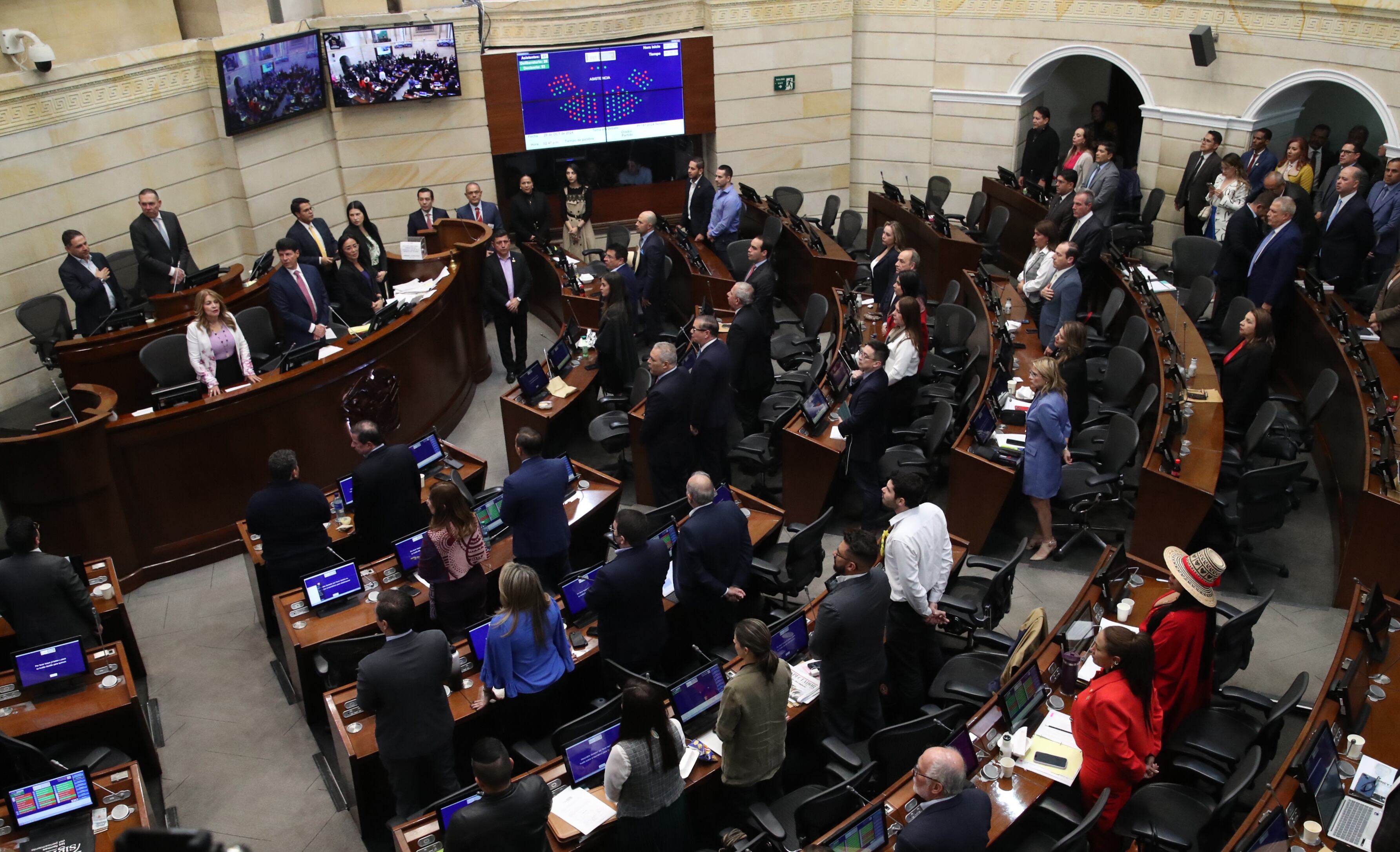Plenaria del Senado de la República, primer debate de la reforma al Sistema General de Participaciones.