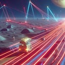 Científicos trabajan en una nueva tecnología que permite usar rayos láser para construir carreteras en la Luna.