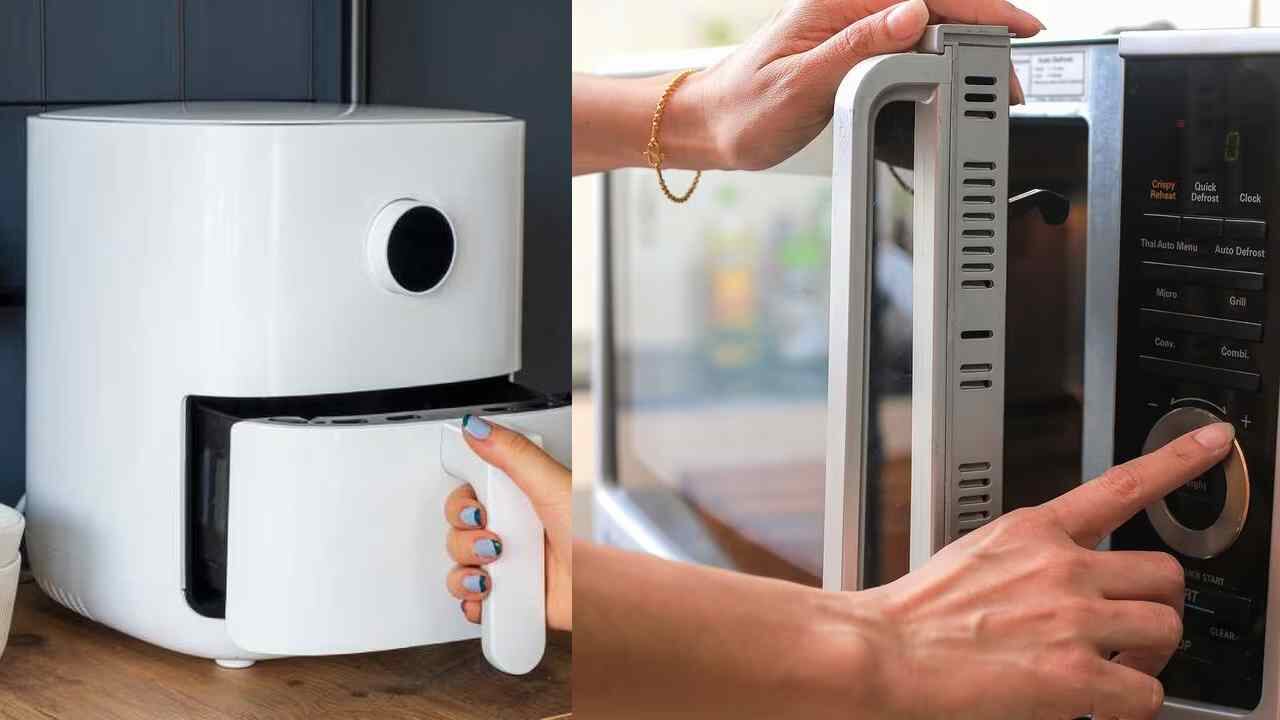 El horno microondas y la freidora de aire son electrodomésticos que consumen una gran cantidad de energía.
