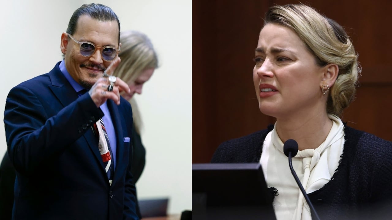 Johnny Depp y Amber Heard.