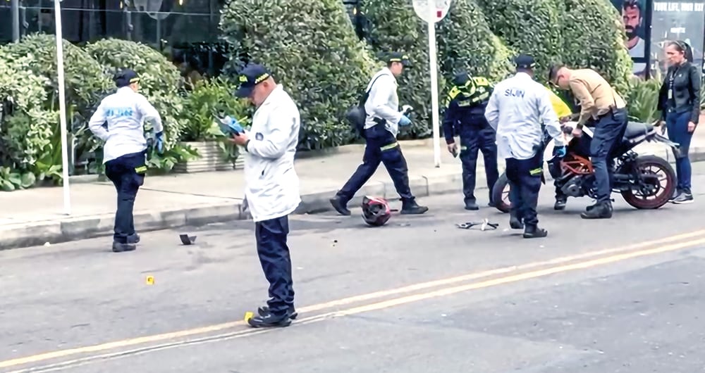  En el lugar fue herido uno de los sicarios. Sin embargo, no se sabe quién le disparó.