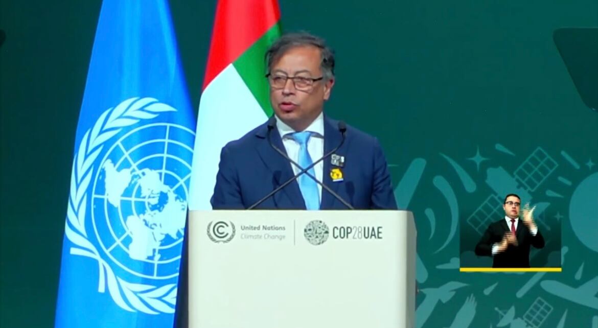 Presidente Gustavo Petro en la COP28
