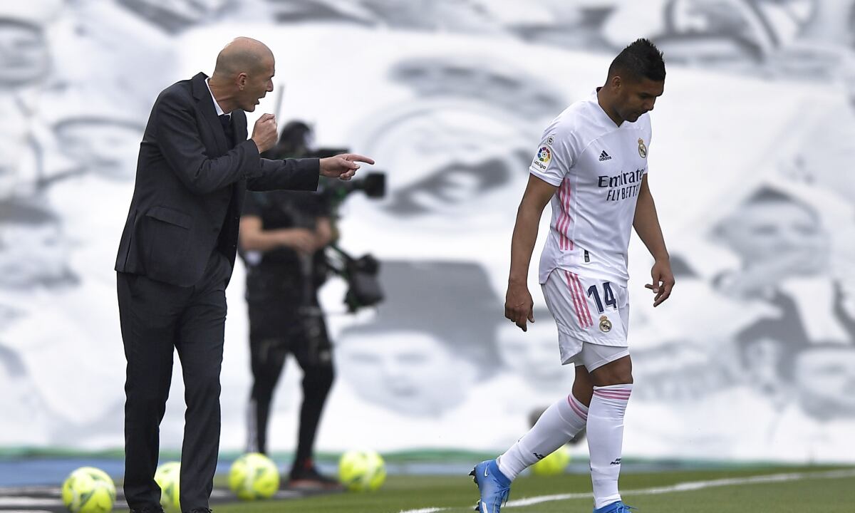 Zinedine Zidane - Real Madrid. Foto: AP / Pablo Morano