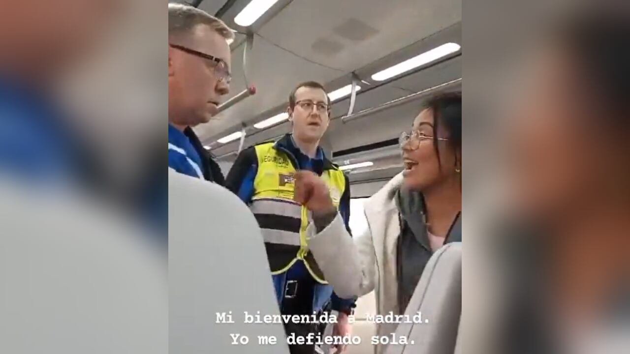 La colombiana no dudó en enfrentar a los delincuentes.