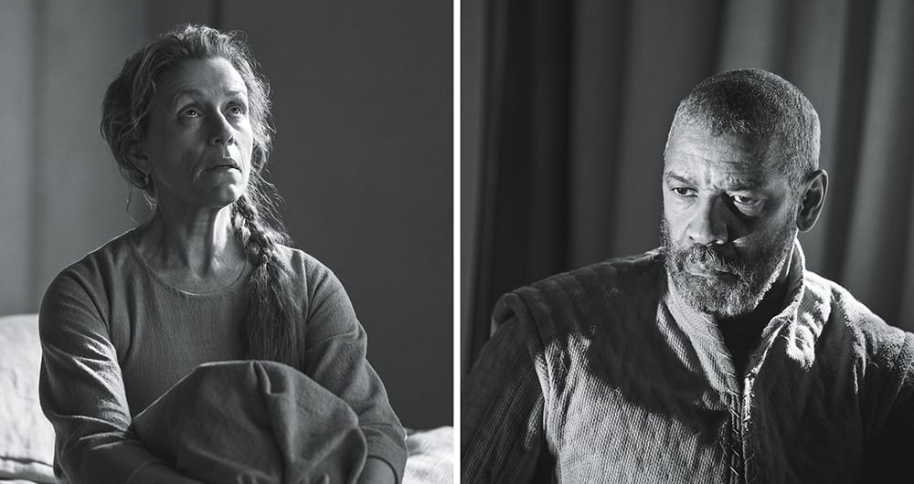 Frances McDormand y Denzel Washington suman seis premios Óscar entre ambos (cuatro de ella, tres a mejor actriz), y entregan una interpretación fiel a la palabra del escritor, excepto en la edad original de sus personajes. Macbeth y lady Macbeth pierden la razón por cuenta de su codicia.