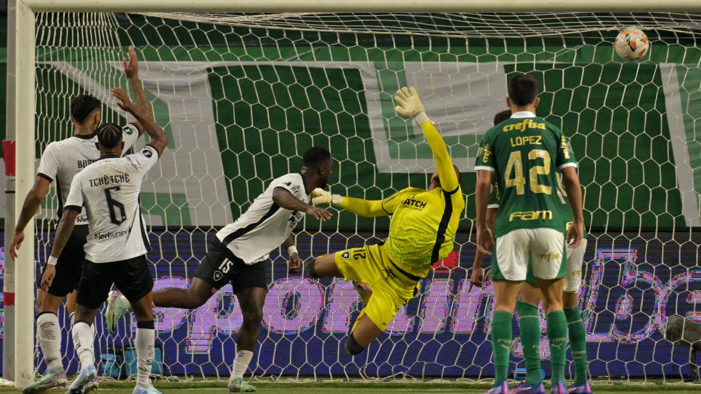 Palmeiras vs Botafogo - partido de vuelta octavos de final - Copa Libertadores.