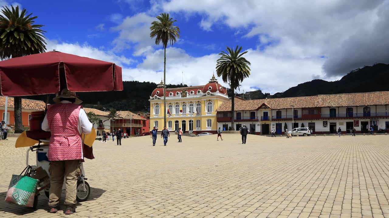 Plaza central de Zipaquirá