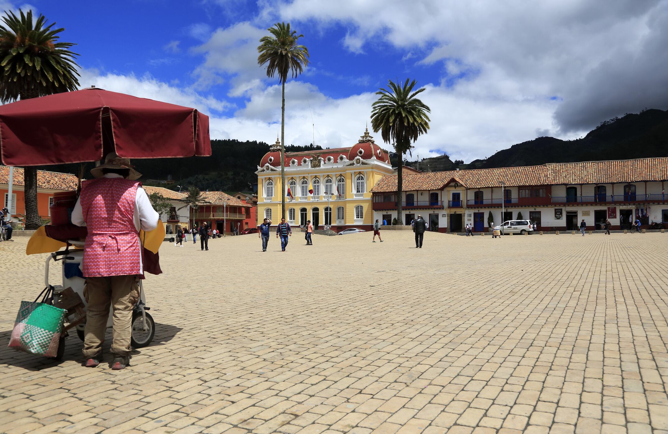 Plaza central de Zipaquirá