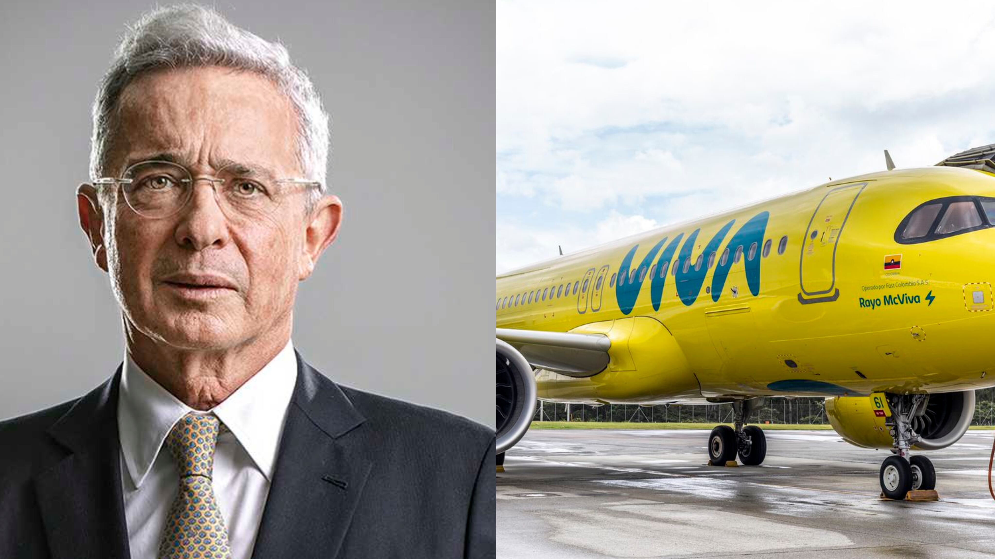 El expresidente Álvaro Uribe también opinó sobre la crisis de Viva Air