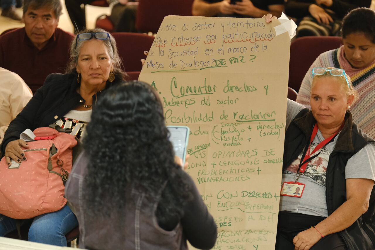 Durante dos días de trabajo, los asistentes de este sector de la economía colombiana, que equivale
al 56, 3 % del mercado laboral.