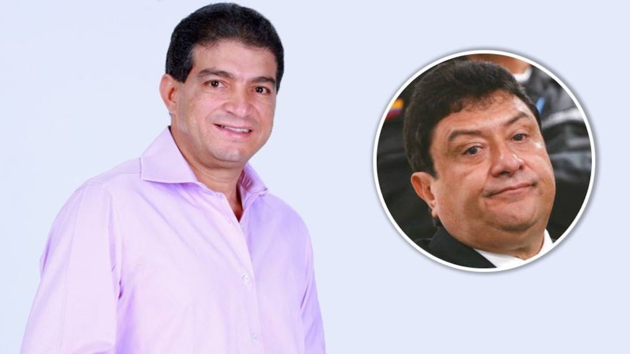 El cónsule en Atlanta (EE UU), Bladimiro Cuello, y (en el círculo)) el condenado exgobernador de La Guajira Juan Francisco 'Kiko' Gómez Cerchar.