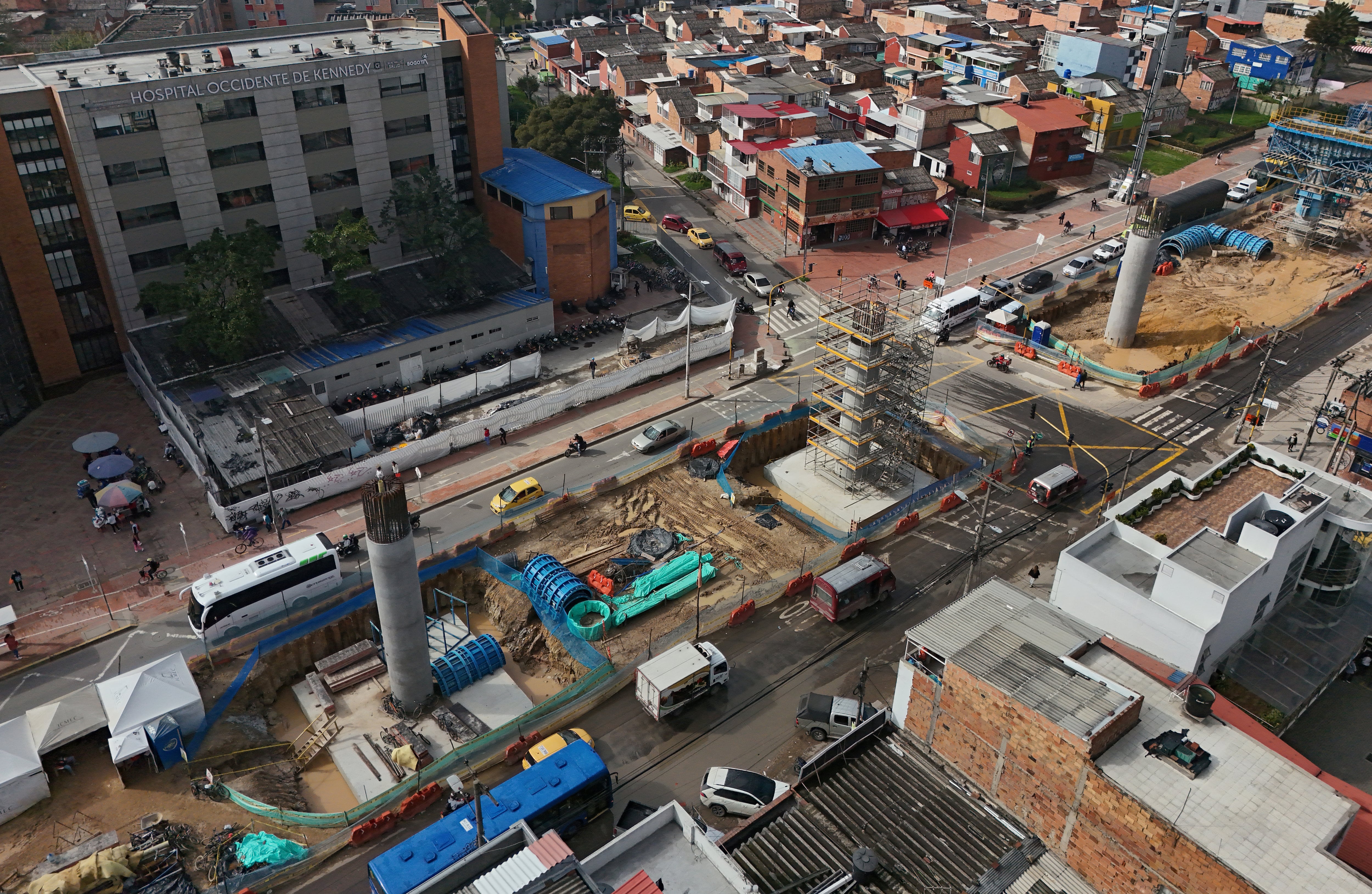 Obras primera Línea del Metro de Bogotá