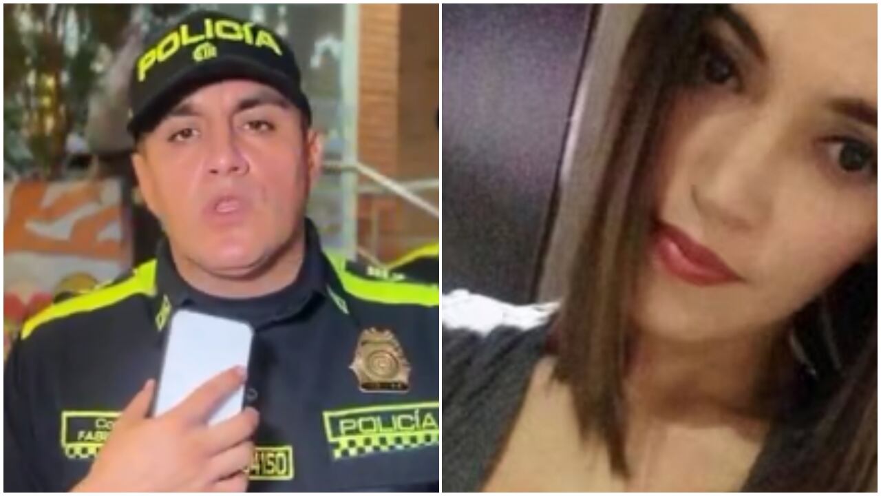 El coronel Fabio Ojeda, comandante de la Policía Metropolitana de Cúcuta, y la juez fallecida Vivian Polanía.
