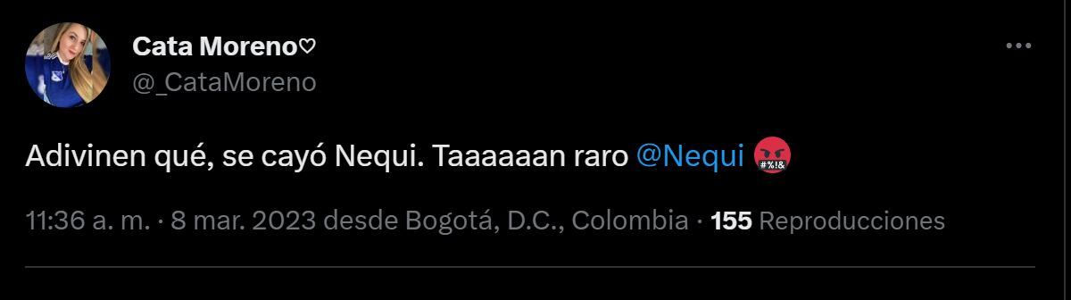 Denuncia Fallas Nequi - 8 de marzo