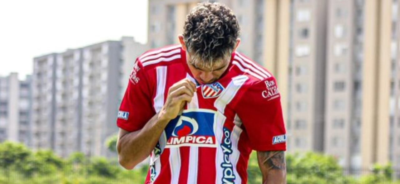Luis Díaz con la camiseta de Junior.
