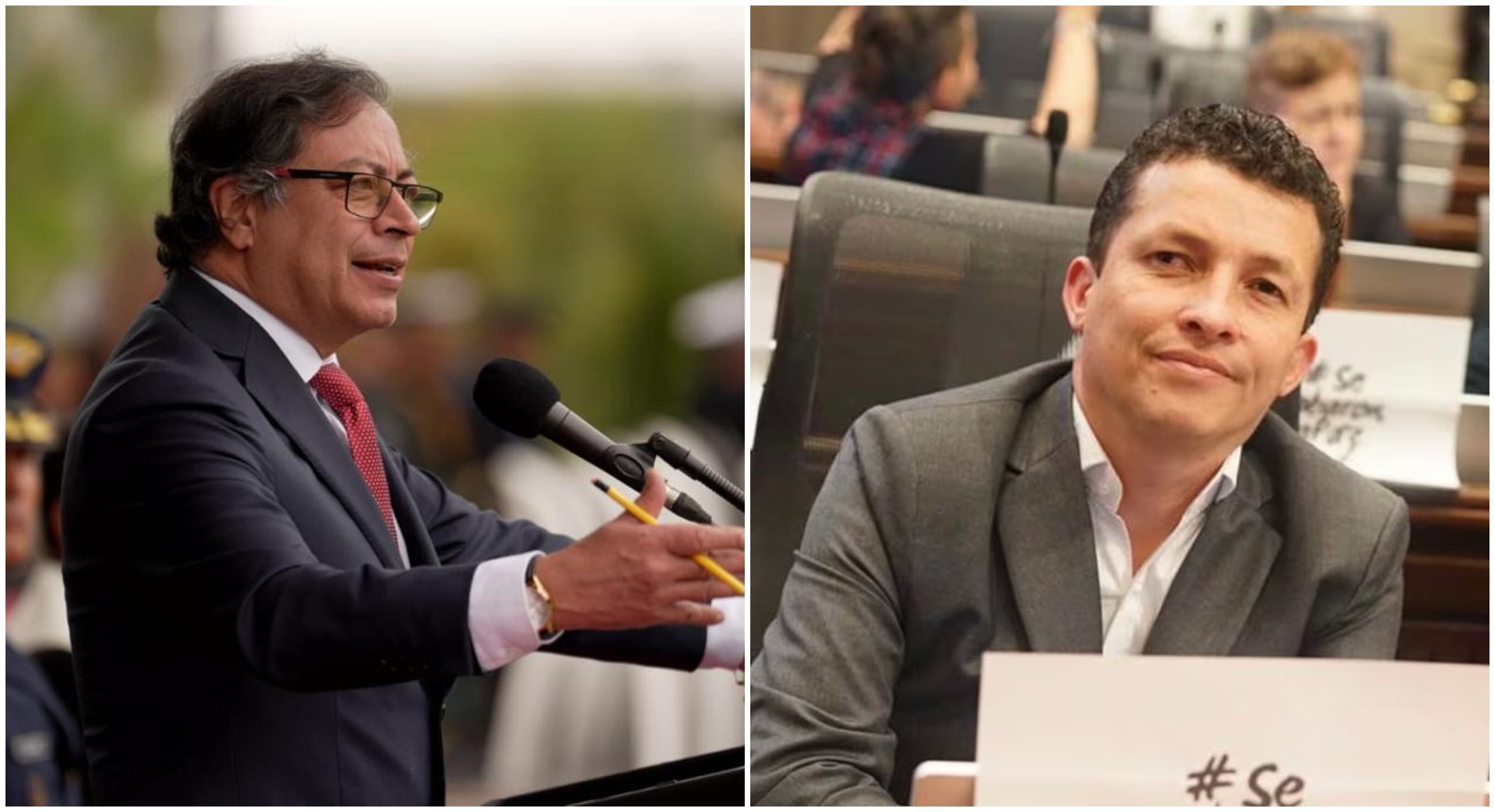 Presidente Gustavo Petro y Alejandro Toro