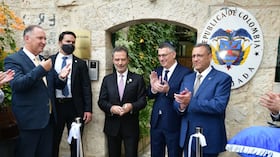 Los cancilleres de Israel y Colombia inauguran la embajada en Jerusalén