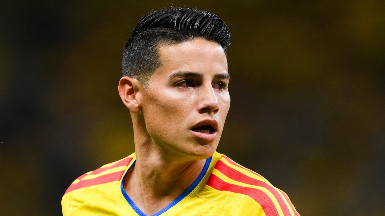 James Rodríguez, jugador de la Selección Colombia.