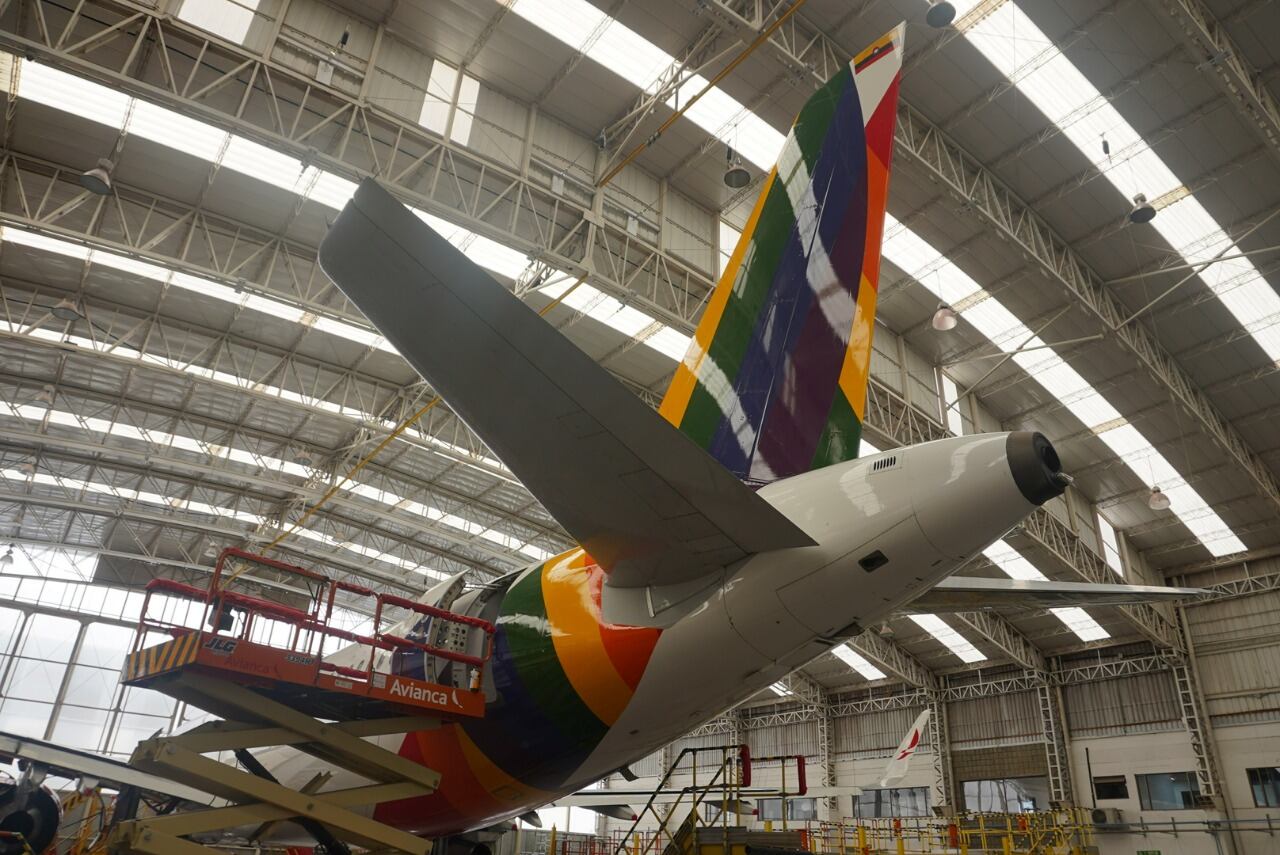 Avión de Avianca
