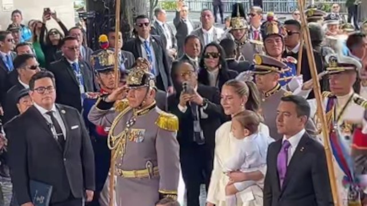 Posesión del presidente de Ecuador, Daniel Noboa