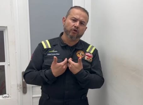 Ariel Corzo, directivo de la USO