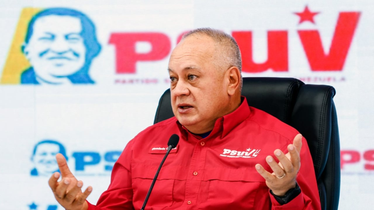 El ministro de Relaciones Interiores, Justicia y Paz de Venezuela, Diosdado Cabello.