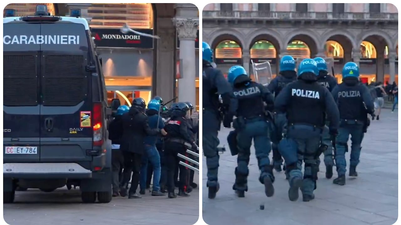 Camioneta de la Policía es bombardeada con un intenso lanzamiento de piedras.