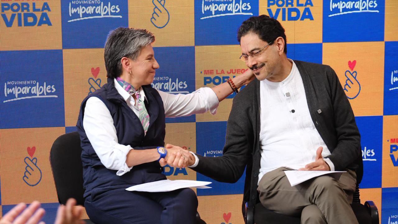 Claudia López e Iván Cepeda.