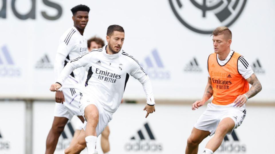 Toni Kroos y Eden Hazard fueron compañeros entre 2019 y 2023.