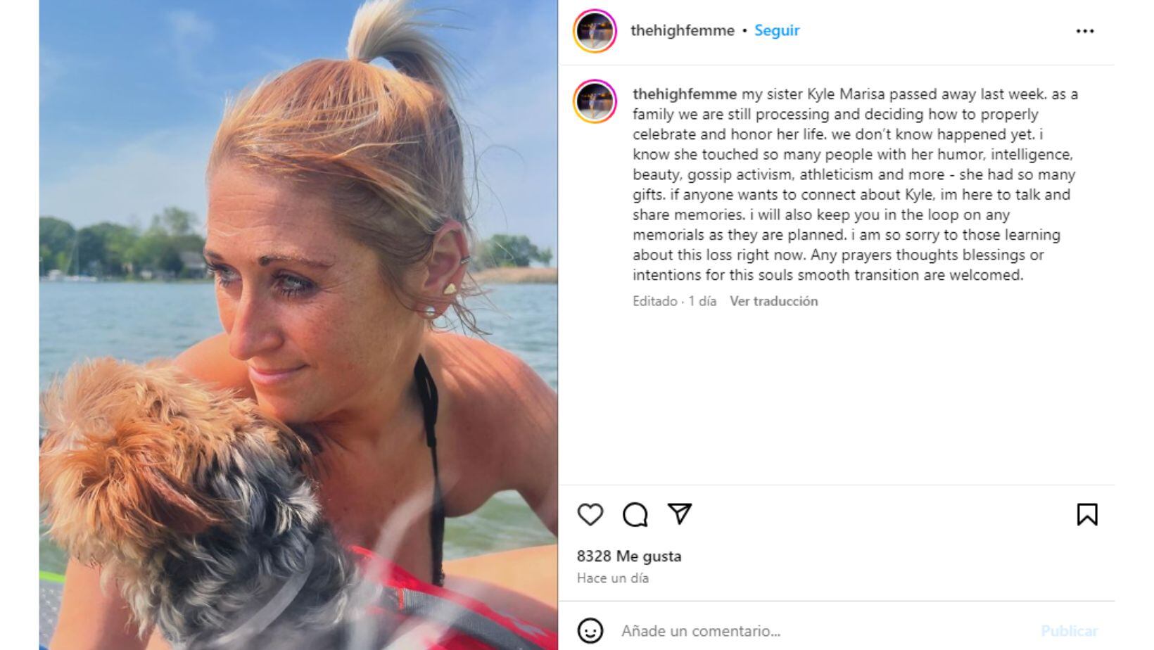 Conmoción por la muerte de Kyle Marisa Roth, reconocida influencer y estrella de TikTok