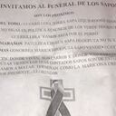 Este es el panfleto de amenaza que han recibido los líderes sociales