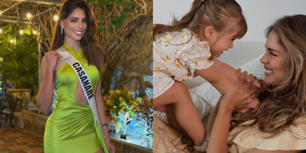 Camila Avella junto a su hija Amelia.