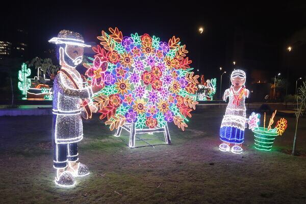 Alumbrado navideño en Medellín. EPM presenta los protocolos de bioseguridad para visitarlos