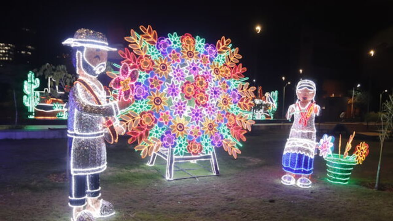 Alumbrado navideño en Medellín. EPM presenta los protocolos de bioseguridad para visitarlos