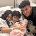 Llegó al mundo Charlotte, la segunda hija de Luis Díaz y Geraldine Ponce.