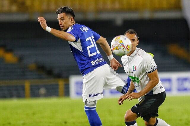 Fernando Uribe, delantero de Millonarios.