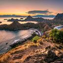 Padar Island in the Komodo National Park.