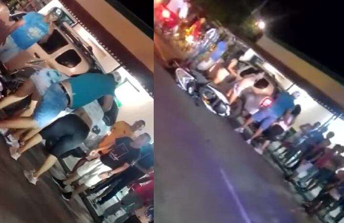 Mujeres protagonizaron pelea en Puerto Wilches, Santander.