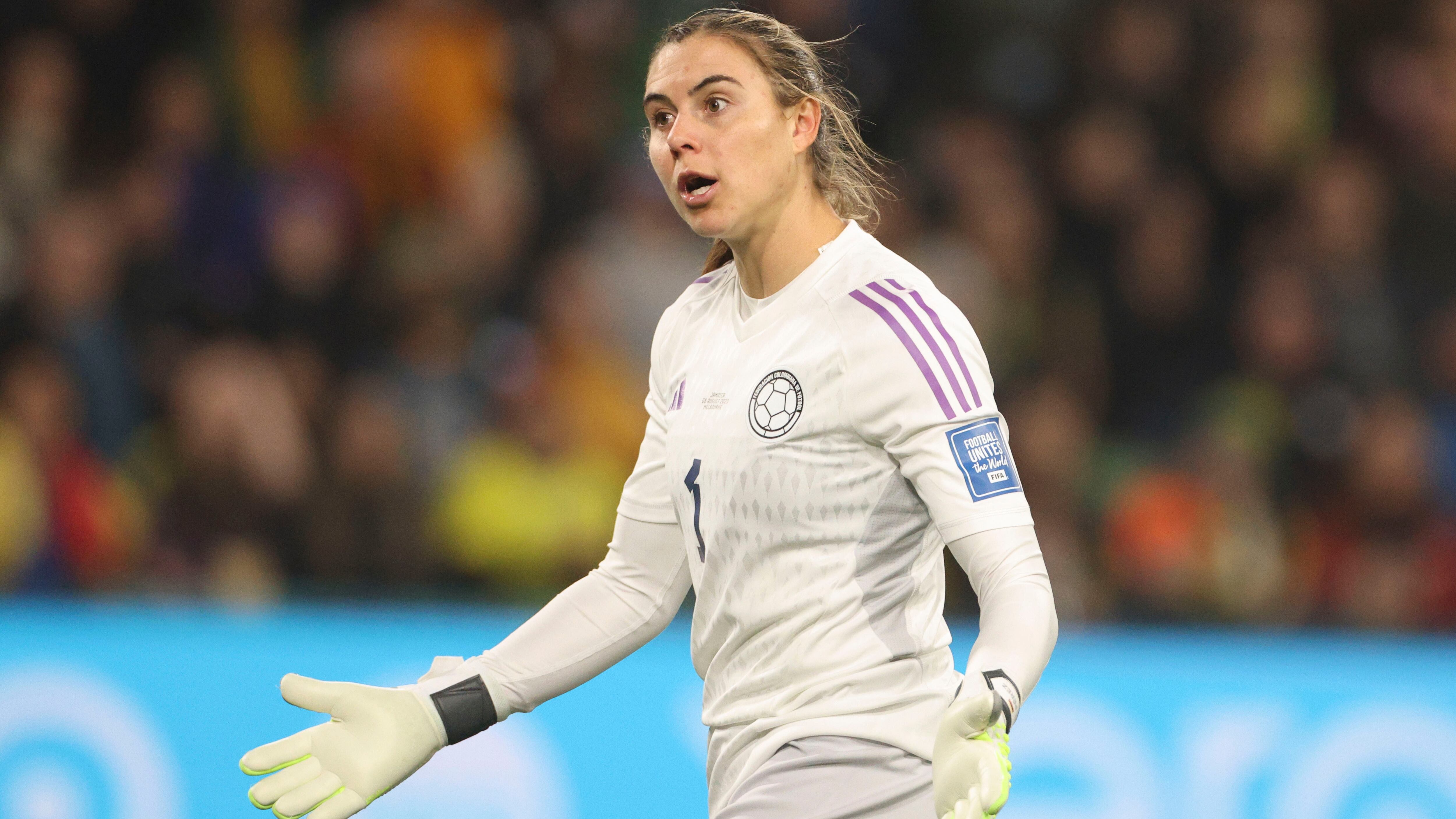 Catalina Pérez, portera de la Selección Colombia.