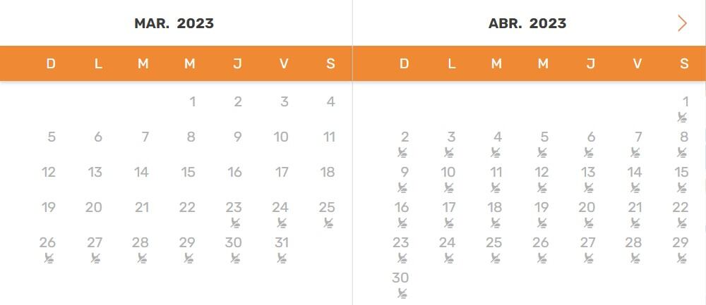 En la página web de la aerolínea de Ultra Air, al verificar la disponibilidad de tiquetes, se aprecia que en lo que resta del mes de marzo y hasta abril, no se están ofertando ningún servicio.