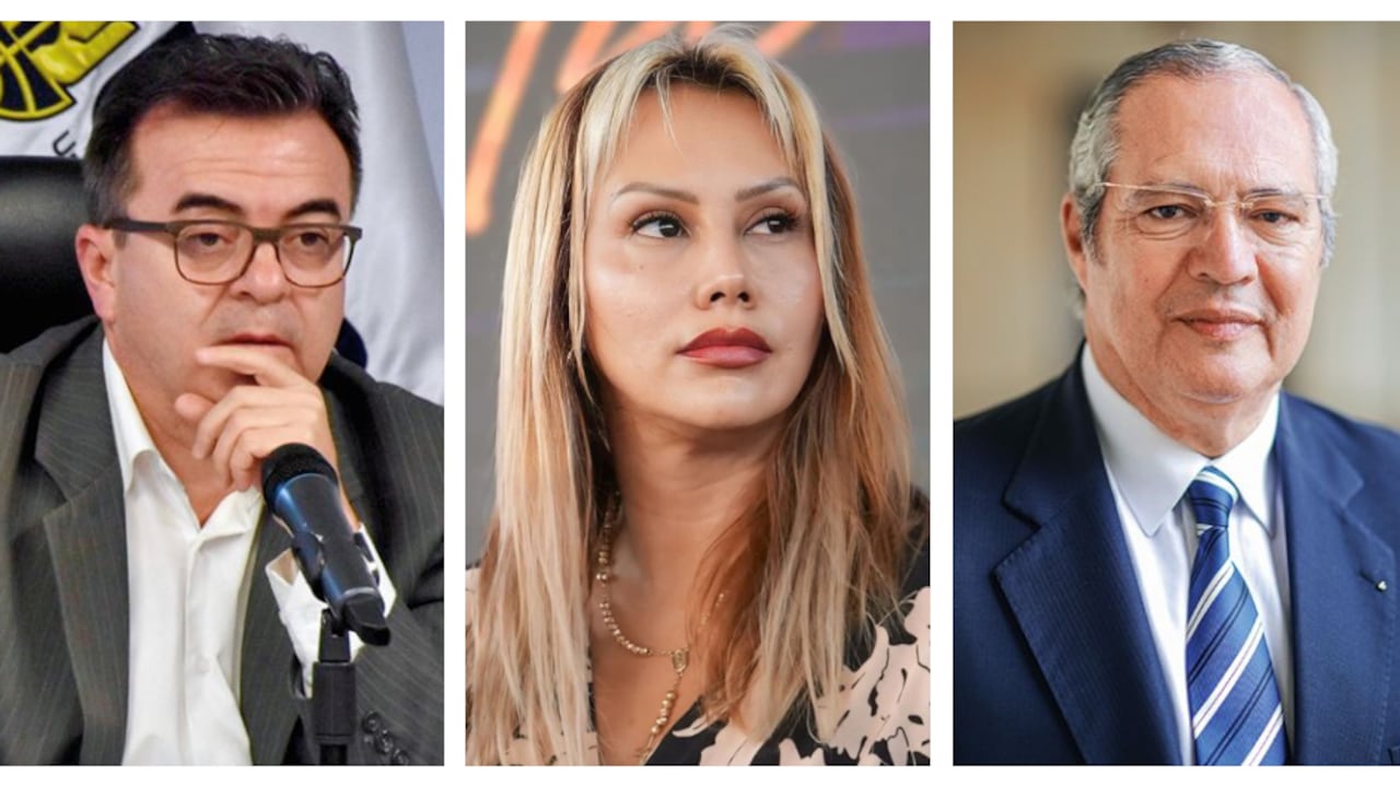 Olmedo López, Sandra Ortiz e Iván Name