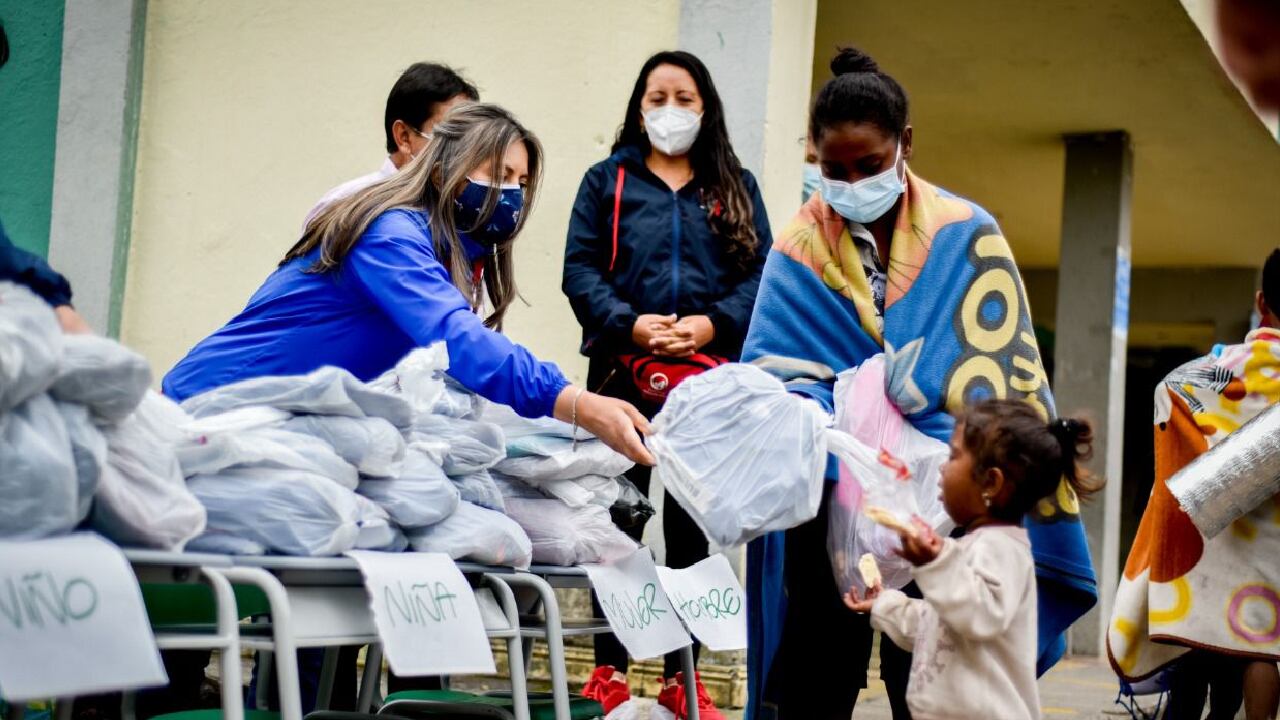 Primera Dama entregó ayudas en Nariño. Foto: Presidencia de la República