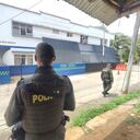 Hostigamiento a la estación de policía de Robles, corregimiento de Jamundí.