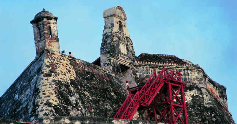Castillo de San Felipe en Cartagena. Crédito: archivo particular, vía Revista Semana.